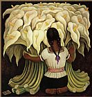 Lilies Wall Art - Girl with Lilies